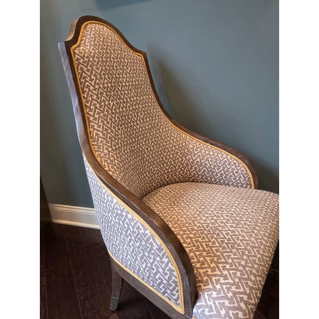 Upholstered Accent Chair For Sale - Image 4 of 9