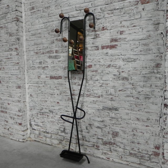 Vintage Wall Coat Rack with Beech Balls, 1950s For Sale - Image 15 of 15