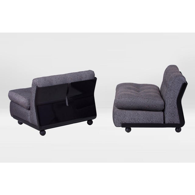 Amanta Lounge Chairs by Mario Bellini for C&B Italia, 1970, Set of 2 For Sale - Image 4 of 8