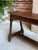 Wood Antique English Oak Bench Stool Farmhouse Table Trestle Jacobean Circa 1890 For Sale - Image 7 of 12