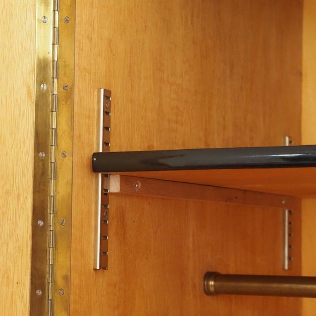 Mid-Century Wardrobe in Limba Wood, 1960 For Sale - Image 12 of 18