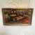 1960s Vintage Reverse Painted Gold Gilt Peruvian Wood Jewelry Box For Sale - Image 4 of 12