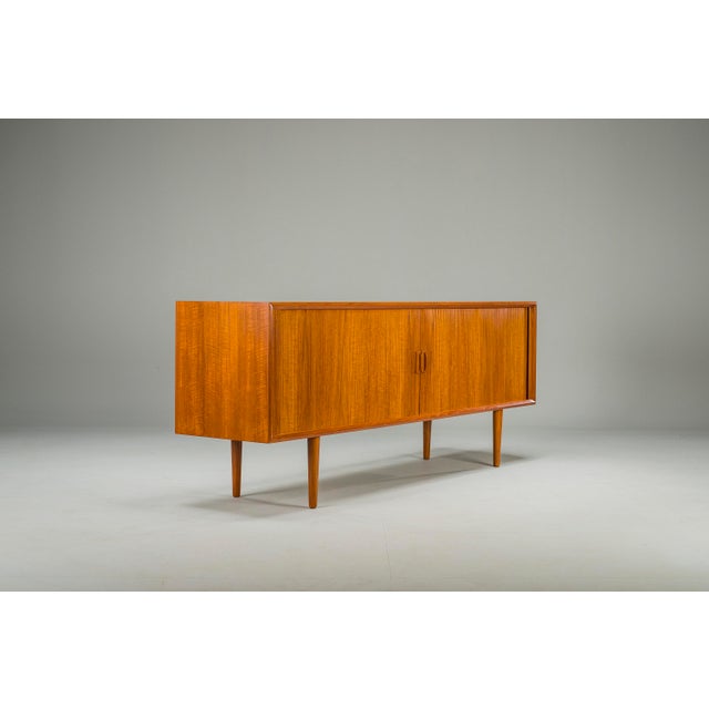 Teak Sideboard attributed to Svend Aage Larsen for Faarup Furniture Factory, Denmark, 1960s For Sale - Image 14 of 17