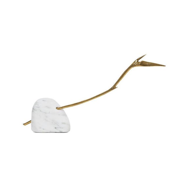 Petrea i estremoz marble sculpture by maeve dimensions: d 12 x w 76 x h 36 cm. Materials: brass; estremoz marble finish:...