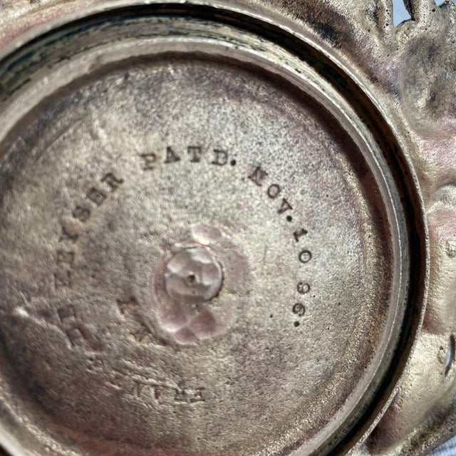 Bronze Ashtray With Matchbox Holder Frank and De Keyser For Sale - Image 10 of 10