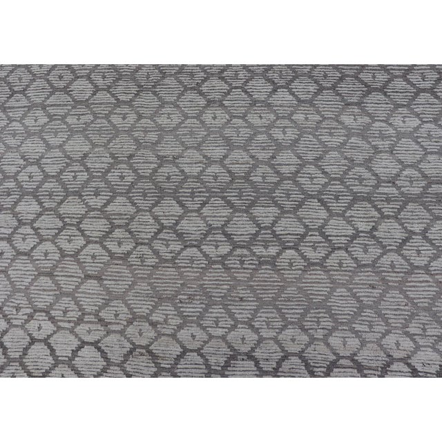 Modern Moroccan Rug With Sub-Geometric Design by Keivan Woven Arts 9'7 X 11'10 For Sale In Atlanta - Image 6 of 11