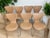 Enhance your interior with this exquisite set of seven danish-style stackable dining or reception chairs, designed for the...