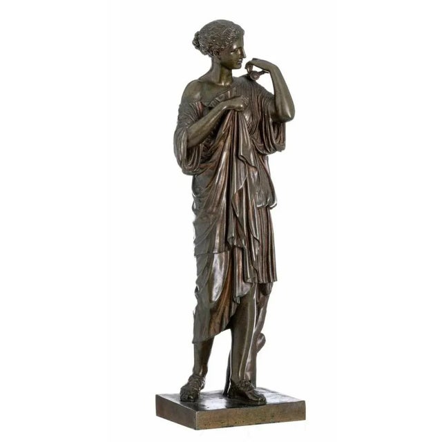 Diana Sculpture by Ferdinand Barbedienne, 1800s For Sale - Image 4 of 11