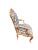 Blue Mid 20th Century Pair of Louis XV Style Giltwood Fauteuil Chairs For Sale - Image 8 of 17