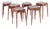 Vintage Japanese Stools, 1980s, Set of 6 For Sale