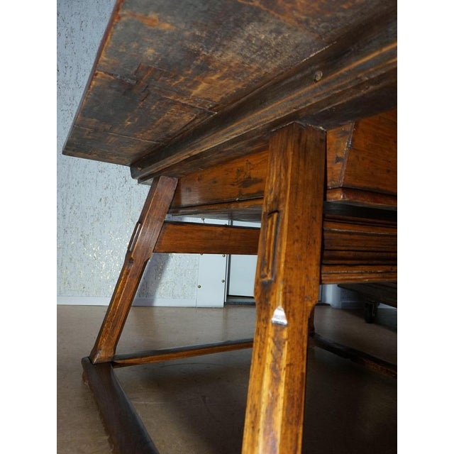 Antique Bankers Table or Merchants Table, 1800s For Sale - Image 17 of 18