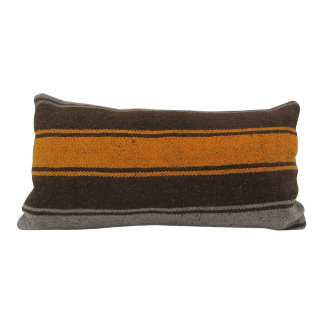 Striped Turkish Kilim Pillow Cover For Sale