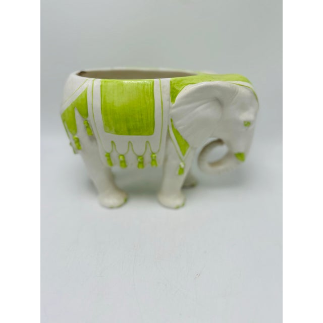 Vintage Elephant Ceramic Planter For Sale In Charleston - Image 6 of 7