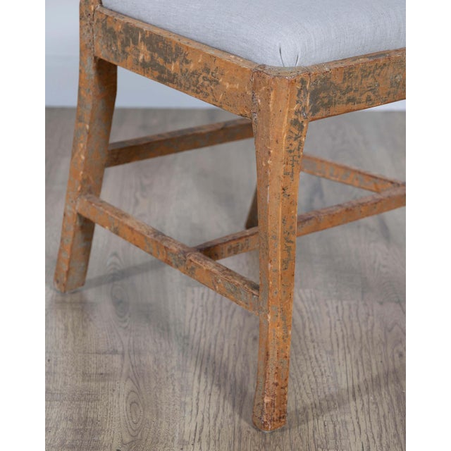 A pair of slender Gustavian chairs with smiling details Circa 1780 For Sale - Image 14 of 14
