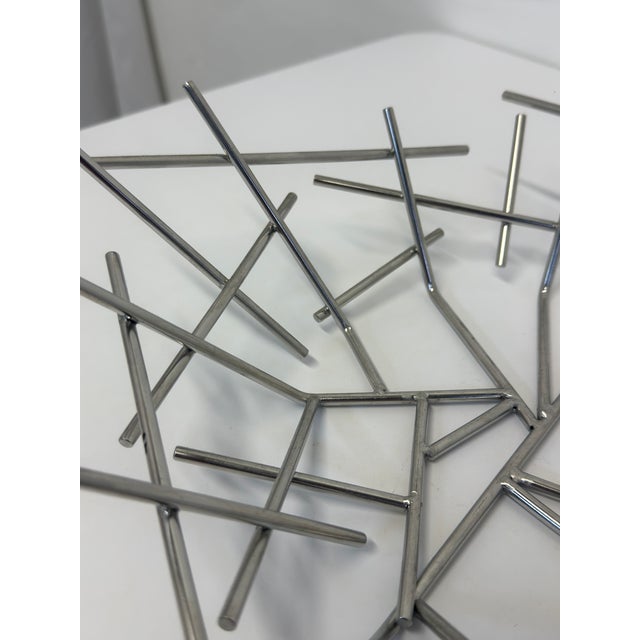 Blow Up Basket in Stainless Steel by Fernando and Humber Campana for Alessi For Sale - Image 12 of 13