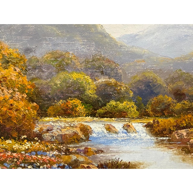 David W. Mayer Hill Country of Texas Original Oil on Canvas Landscape, Signed For Sale - Image 4 of 12
