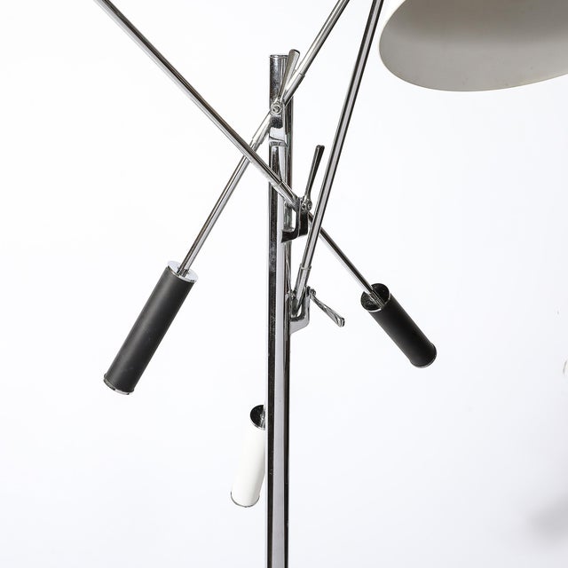 Mid-Century Modernist "Triennale" Floor Lamp by Gino Sarfartti for Arredoluce For Sale - Image 9 of 12
