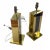 Metal 1980s Gold and Black Pierre Cardin Style Metal Table Lamps - a Pair For Sale - Image 7 of 13