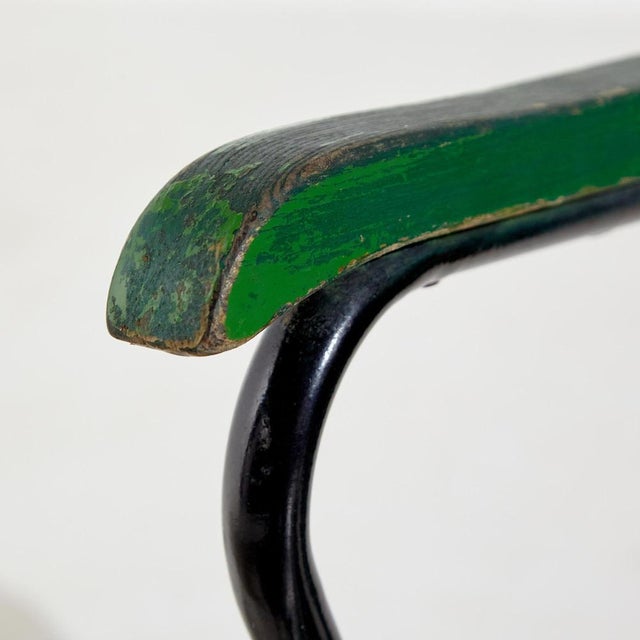 Wood Green Metal & Wood Garden Armchair For Sale - Image 7 of 16
