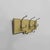 Mid-Century Modern Mid-Century Modern Italian Wooden and Metal Wall Coat Rack, 1950s For Sale - Image 3 of 16