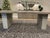 Practically new! Restoration Hardware concrete pier rectangular dining table in grey reclaimed French Oak. Seats 6. No...