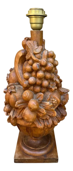 Carved French Lamp