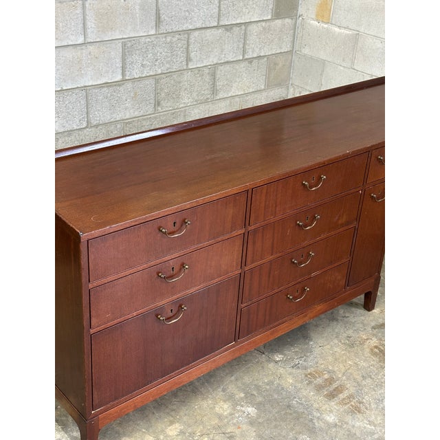 Traditional 1950s Frode Holm for Illums Bolighus Dresser/ Vanity Cabinet For Sale - Image 3 of 6