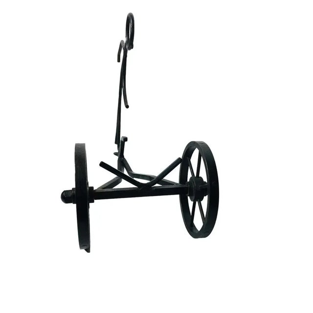 Wrought Iron Figural Wine Rack, 1960s For Sale - Image 6 of 7