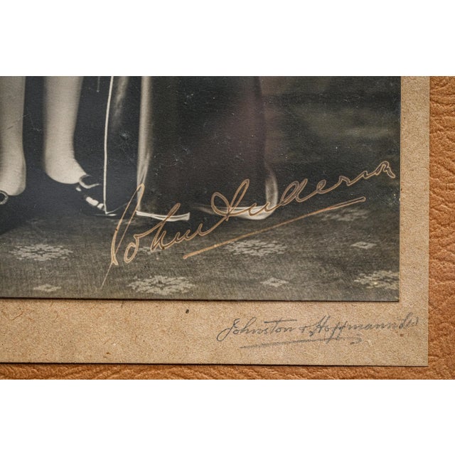 Wood Interesting Formal Signed Presentation Photograph Governor of Bengal India British History Antique Framed For Sale - Image 7 of 9