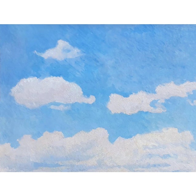 Realism Impressionist Spring Landscape Painting, Antique Art For Sale - Image 3 of 6