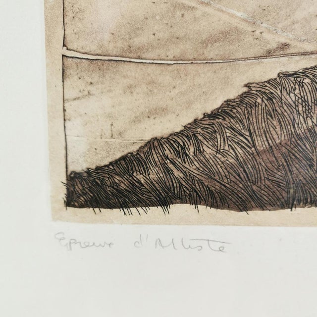 Lars Bo, Surreal Graphics, 1960s, Aquatint Etching For Sale - Image 3 of 14