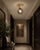 21st Century Italian Uno Polished Brass and Smoky Murano Globe Flush Mount by Fabio LTD For Sale - Image 6 of 6