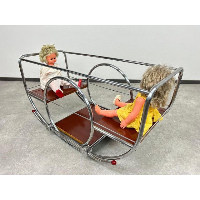 Bauhaus Crib and Cradle, 1930s For Sale - Image 9 of 18