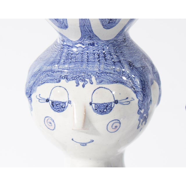 Late 20th Century Female Figure Candlestick Holder by Bjorn Wiinblad For Sale - Image 5 of 9