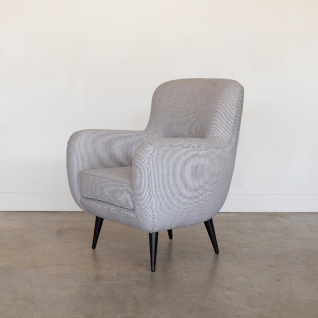 1960s Italian Upholstered Chair For Sale In Los Angeles - Image 6 of 14