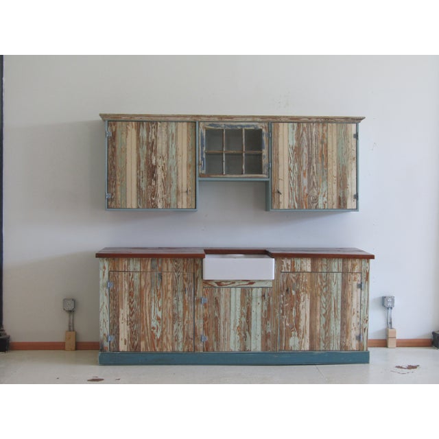 Reclaimed Pine Kitchen Cottage Industrial Tiny Home For Sale - Image 10 of 15
