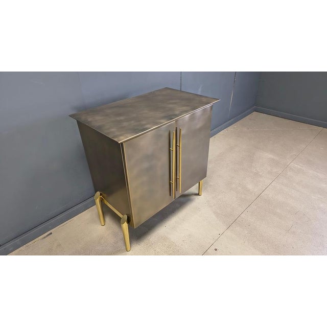 Postmodern Bar Cabinet attributed to Belgochrom, 1980s For Sale - Image 12 of 17