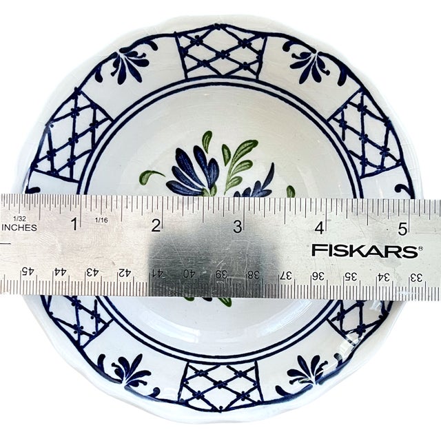 Vintage Johnson Brothers Provincial Hand Engraved Ironstone Bowls, 13-Piece Set, England For Sale - Image 11 of 11