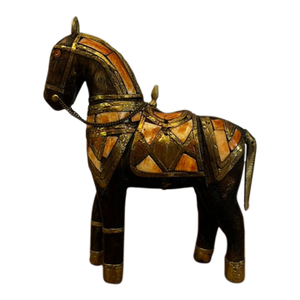Vintage Handcarved Marwari Horse