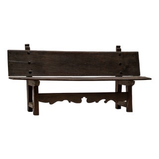 Vintage Oak Hallway Bench For Sale