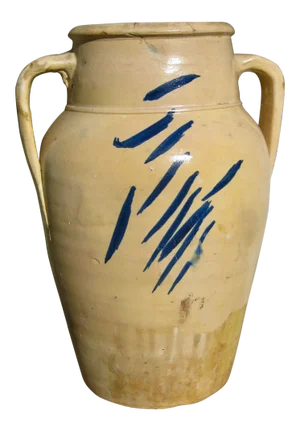 19th Century Italien Rustic Country Grease Pot