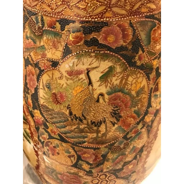 Japanese Palace Floor Vase With Samurai Warriors Motif For Sale In New York - Image 6 of 11