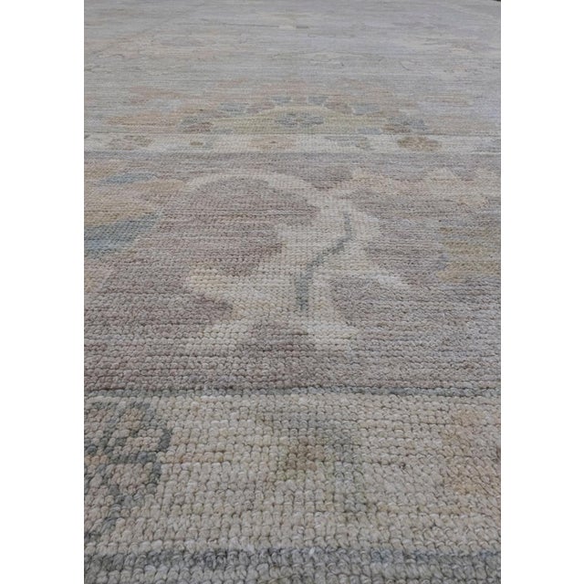 Turkish Oushak Rug 12'2" x 15'6" For Sale In Houston - Image 6 of 8
