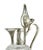Metal Late 19th Century Victorian Crystal Pitcher With Sterling Silver Mounted Collar and Hinged Lid, United Kingdom For Sale - Image 7 of 10