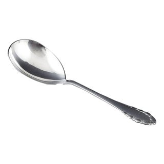 Large Lily of the Valley Serving Spoon in Sterling Silver from Georg Jensen, 1890s For Sale