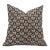 Fabdivine Artisan Block Print Throw Pillow Cover 24x24 Inch Duck Canvas-Titli For Sale