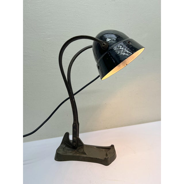Art Nouveau Industrial German Table Lamp, Reinlicht, 1918 For Sale - Image 13 of 18