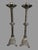 Silver Pair of Antique Gothic Silver Plate 21" Alter Candlesticks For Sale - Image 8 of 10
