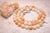 The length of the necklace is 24.5 inches (61 cm). The size of the smooth round beads is 10.5mm. Beads are a very gentle...