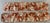 Fabulous pair of vintage 1970s quilted table runners with a distinctly Palm Beach meets Hollywood Regency aesthetic. The...